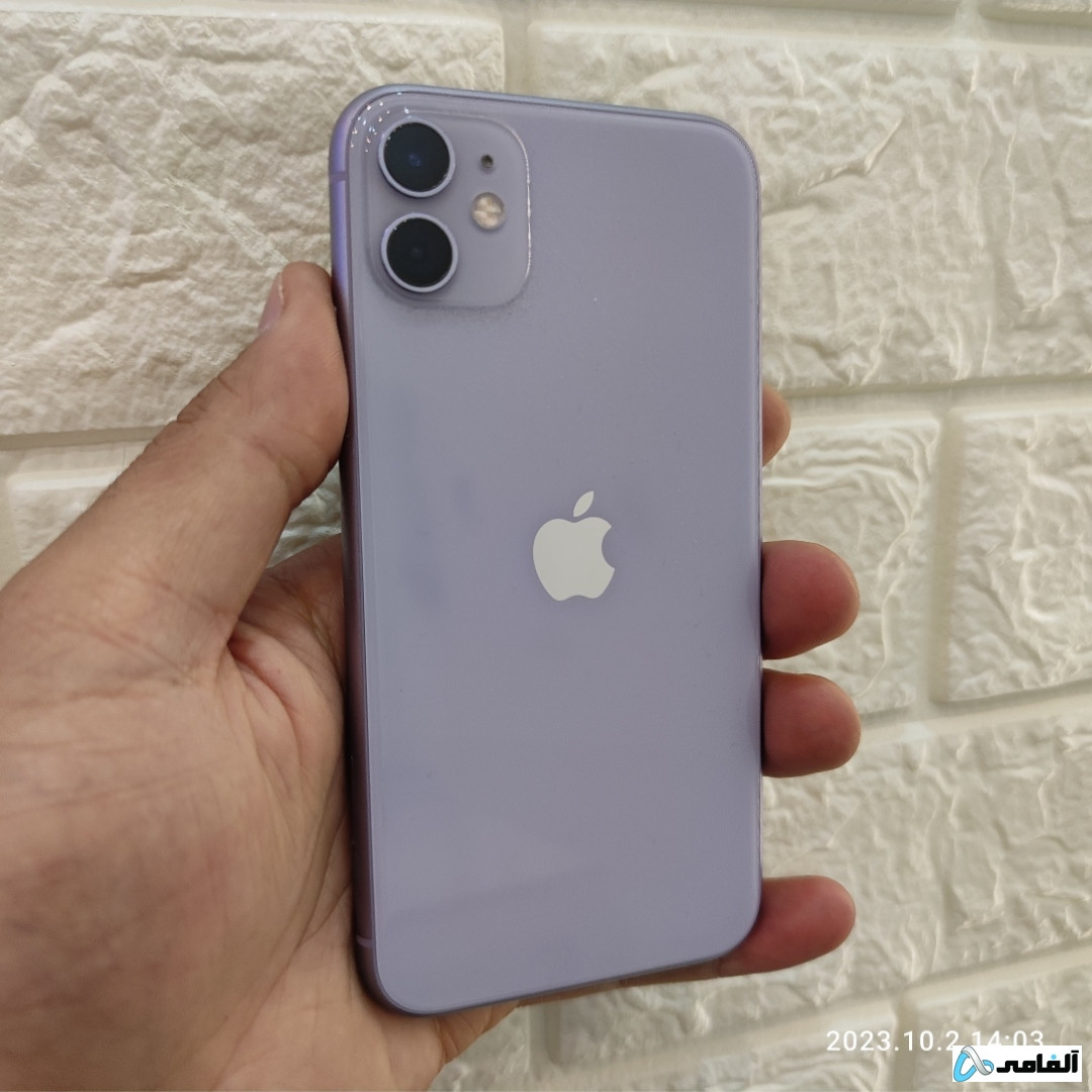 گوشی موبایل اپل مدل iPhone 11  حافظه ۱۲۸ گیگ باتری ۷۹٪ (کارکرده)